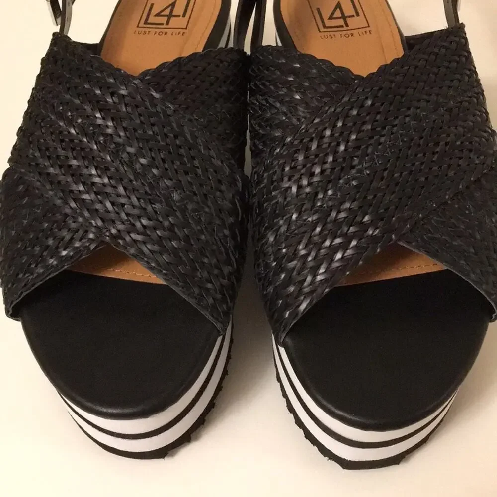 Lust 4 Life summer wedged Sandals size 7.5 & 8.5